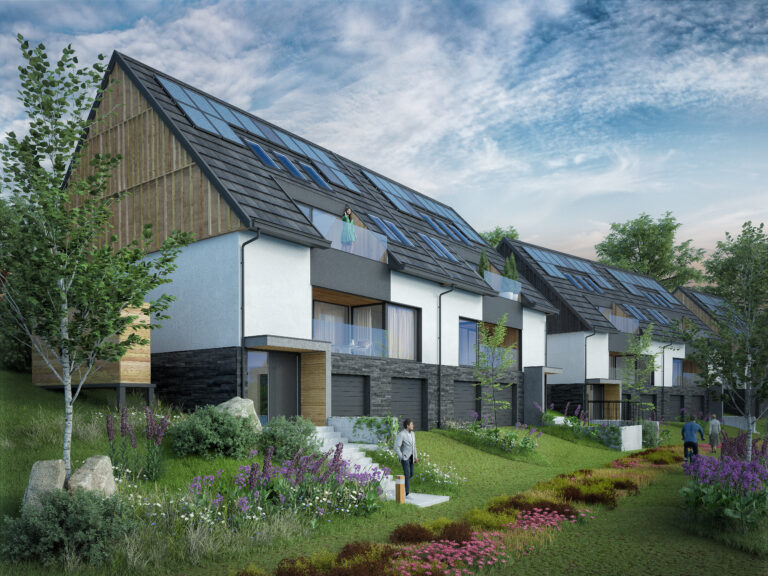 Wizualizacja zewnętrzna apartamentów