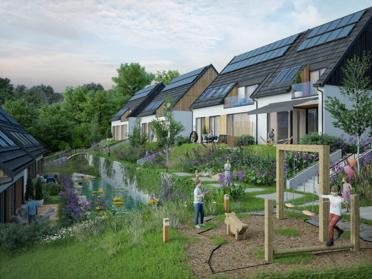 Wizualizacja zewnętrzna apartamentów