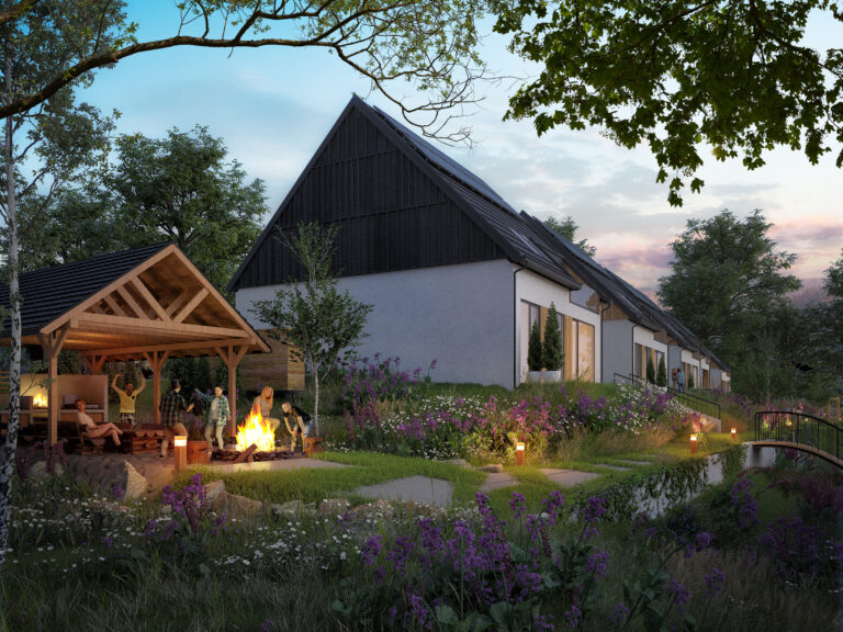 Wizualizacja zewnętrzna apartamentów