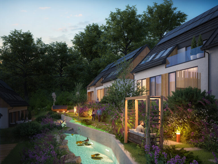 Wizualizacja zewnętrzna apartamentów